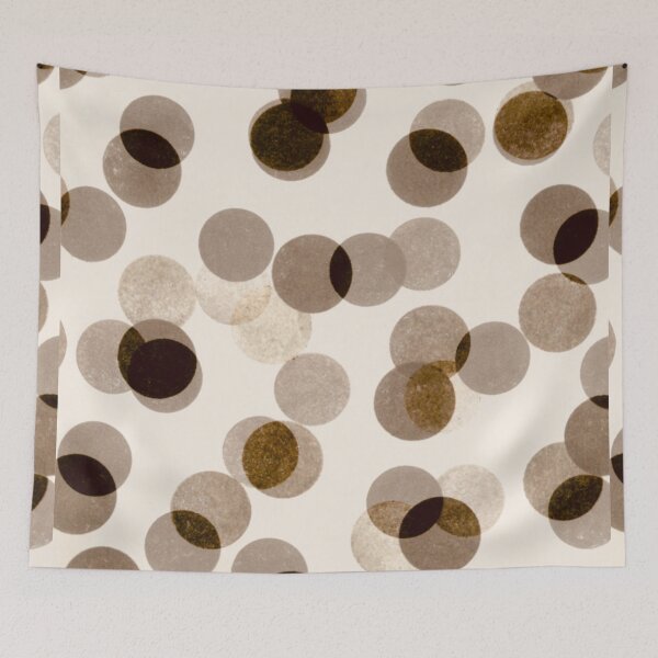Item preview, Modern polka dot pattern in sepia designed and sold by Bonheurem.