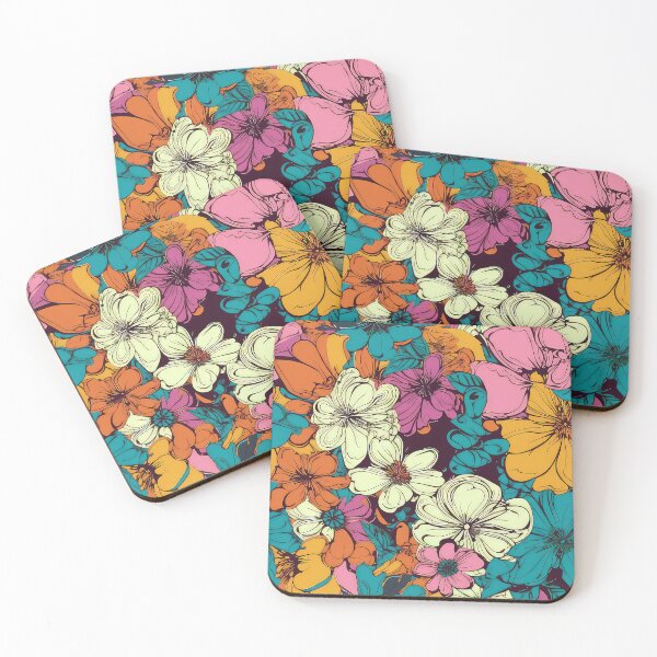 Item preview, Andy warhol style flowers designed and sold by Pixel  Playground.