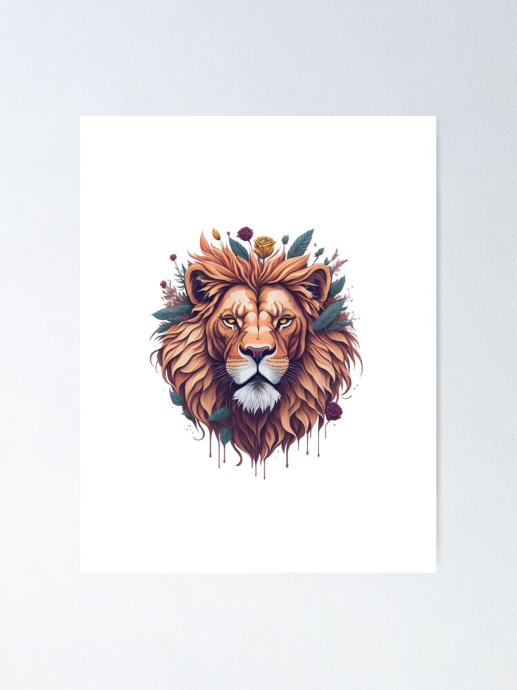 ROAR significa que te amo: diseño lindo y divertido de Lion T-Shrit - Lion  Design | Póster