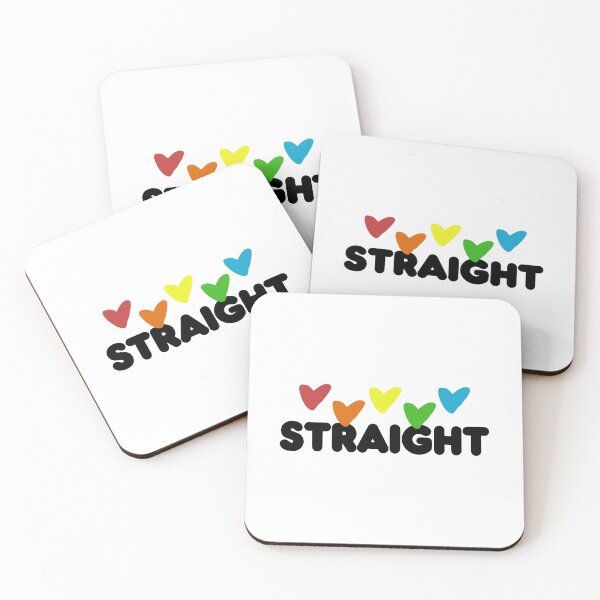 Item preview, Straight hearts in LGBT colors designed and sold by yoshra.