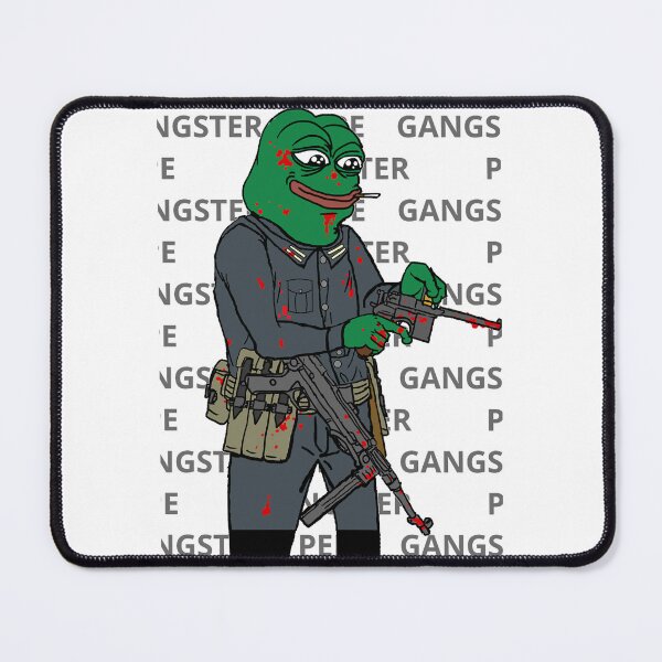 Item preview, Gangster Pepe Funny Frog Memes designed and sold by albrechtangele.