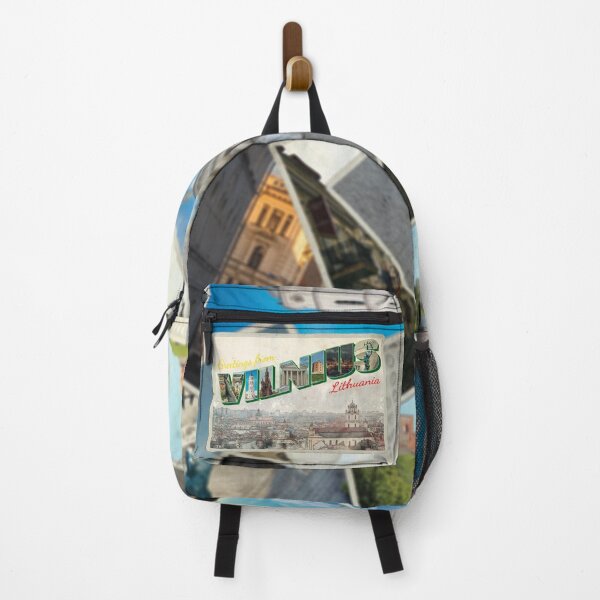 Item preview, Greetings from Vilnius in Lithuania Vintage style retro souvenir designed and sold by DeveloperProp0.