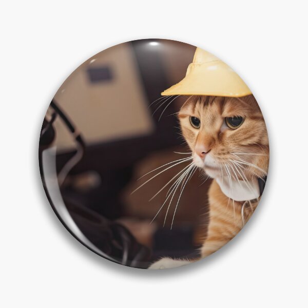 Item preview, Curious Architect - Ginger Cat Reviewing Building Plans designed and sold by FireScreen.