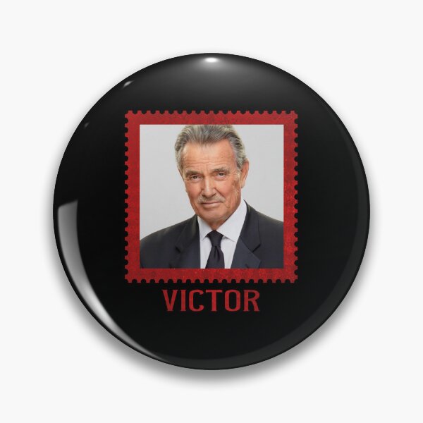 Item preview, Red Y&R Character Stamp VICTOR (on Black) designed and sold by PawsitiveMum3.