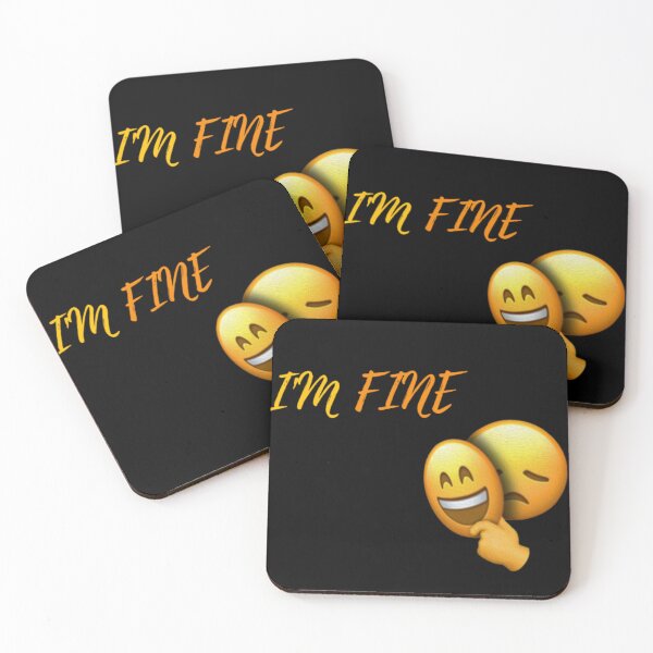 Item preview, I'm fine designed and sold by rachidel7.