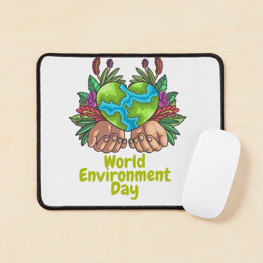 Premium Vector | Organic flat world environment day illustration