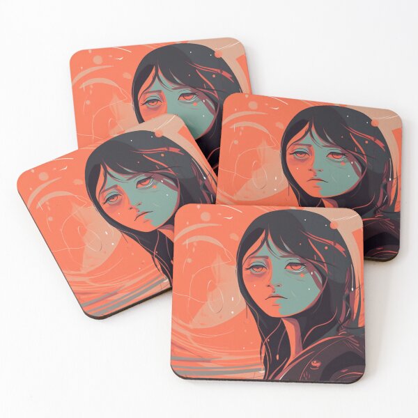 Item preview, Character Portrait - Abstract Art designed and sold by letsgetinspired.