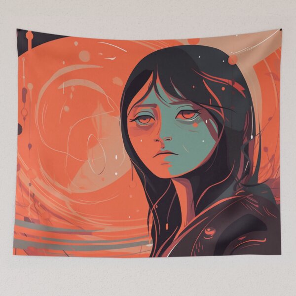 Item preview, Character Portrait - Abstract Art designed and sold by letsgetinspired.