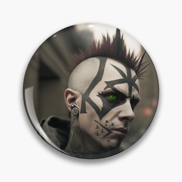 Item preview, Tattooed British Anarchy Cyber Punk created digitally. designed and sold by paulo silveira.