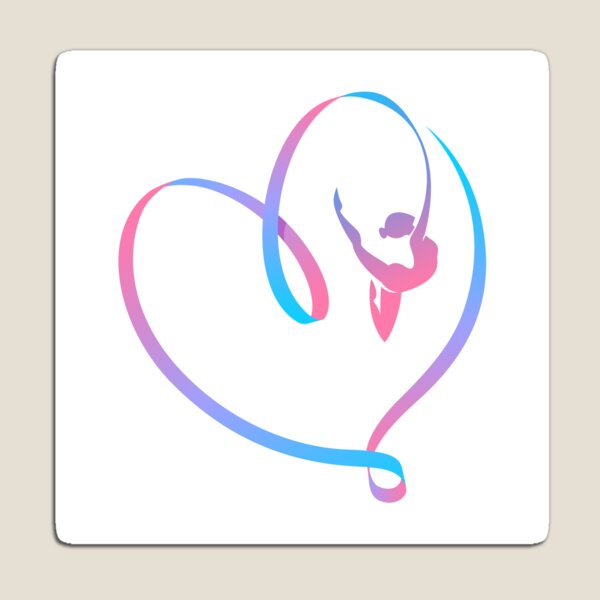 Rhythm of a Gymnast's Heart Magnet