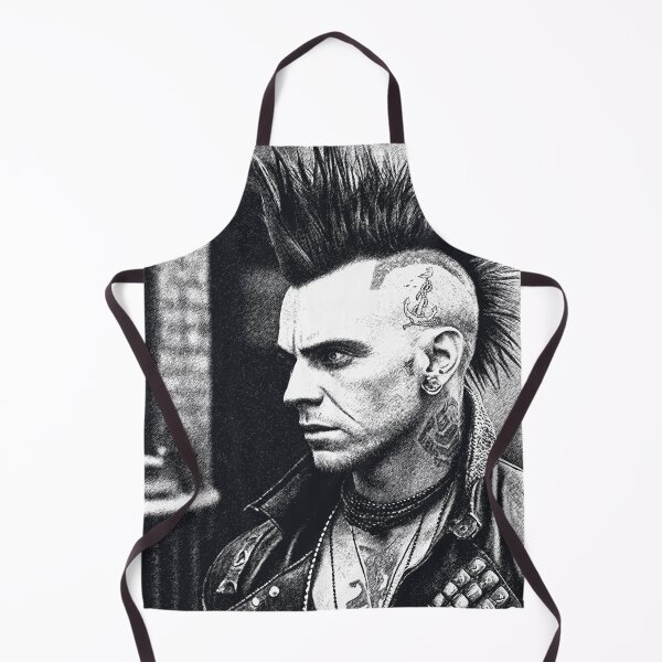 Item preview, Black and white grained Tattooed British Anarchy Cyber Punk. designed and sold by paulo silveira.