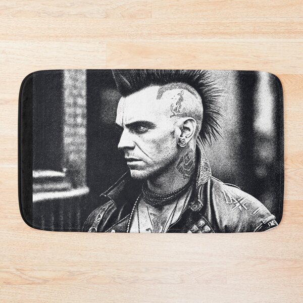 Item preview, Black and white grained Tattooed British Anarchy Cyber Punk. designed and sold by paulo silveira.