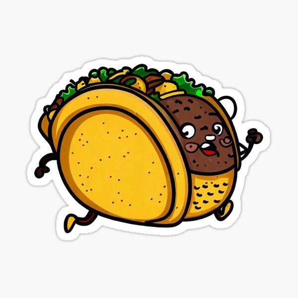 Item preview, Fat Taco Run Funny designed and sold by makeartperfect.