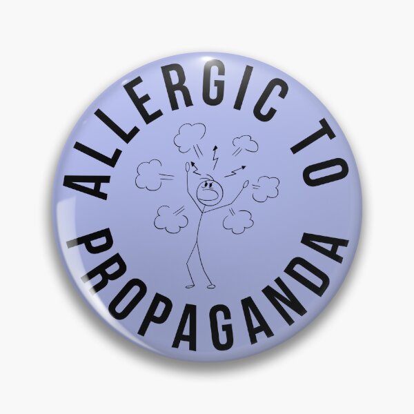 Aperçu de l'œuvre Allergique à la propagande créée et vendue par Rofia Design.