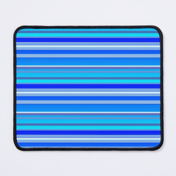 Item preview, Monochrome blue tones stripes | Blue hues horizontal striped designed and sold by lausn.