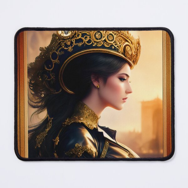 Item preview, Contessa Agraphina D'Lampanada Steampunk Portrait Of A Lady Fantasy AI Concept Art by Xzendor7 designed and sold by Xzendor7 Digital Art Creations.