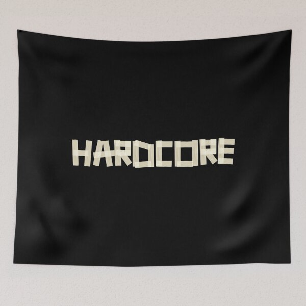 Item preview, Masking tape Hardcore lettering. designed and sold by paulo silveira.