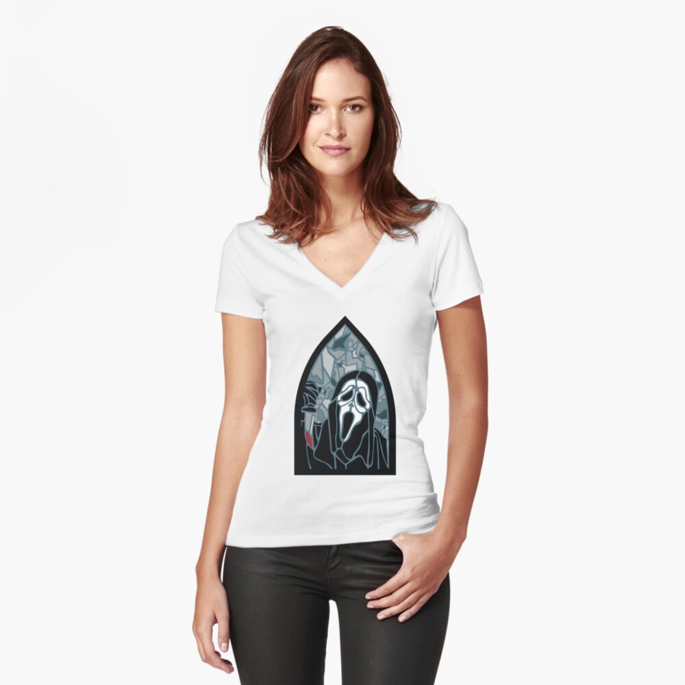 Item preview, Fitted V-Neck T-Shirt designed and sold by Totenboy.