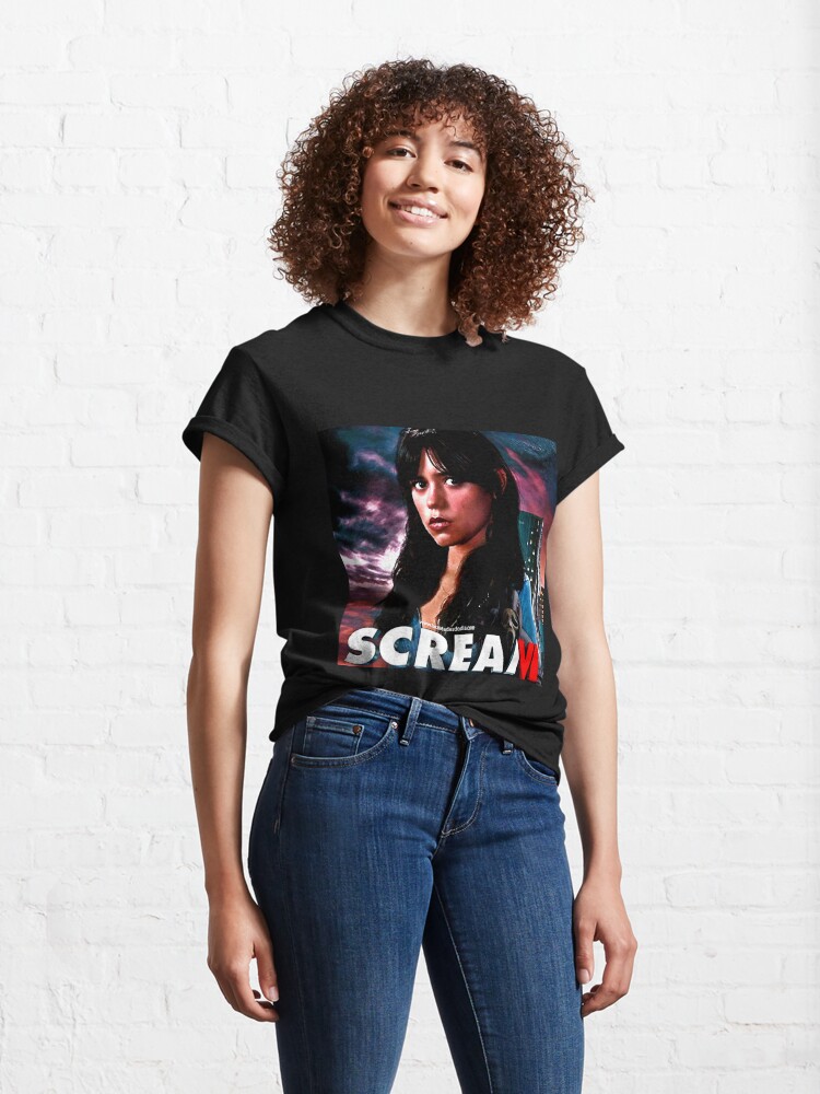 Jenna Ortega - Charpentier Tara - Film Scream 6 - Scream Vl classique  Classic T-Shirt for Sale by Totenboy