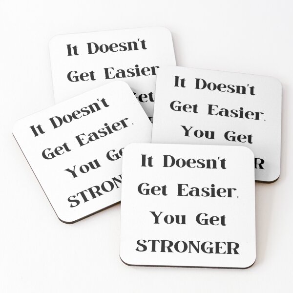 Item preview, It doesn't get easier, you get stronger designed and sold by glc1985.
