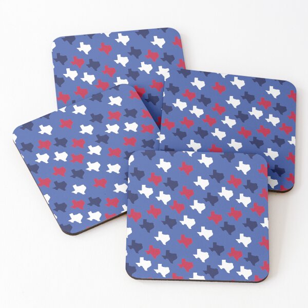 Item preview, Red, White & Blue Texas Pattern on Blue Background designed and sold by birdiesartshop.