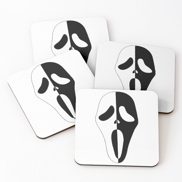 Item preview, Masque Ghostface noir et blanc classique designed and sold by Totenboy.