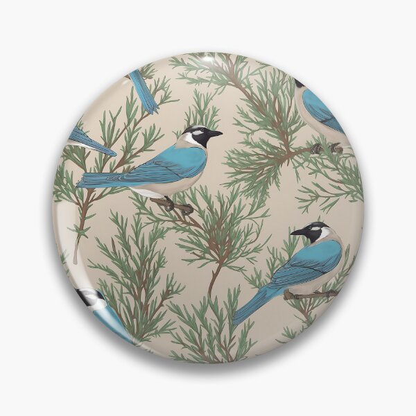 Item preview, Florida Scrub Jays en Juniper designed and sold by CreateTime.