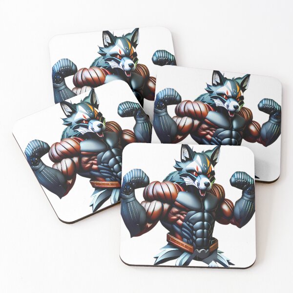 Item preview, #Fox mascot muscular designed and sold by deluxelion.
