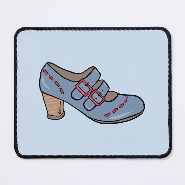 Item preview, Fluevog Cavalieri Shoe Blue designed and sold by anne m bray.