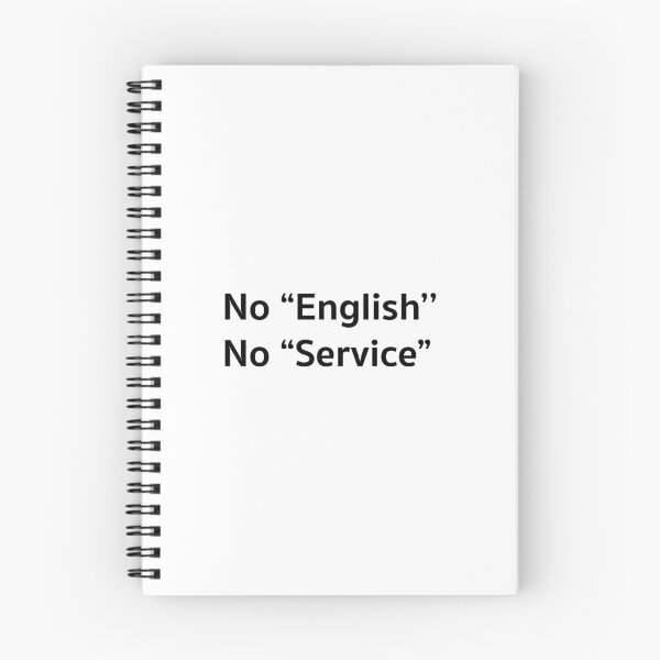 Item preview, No English No Service! designed and sold by LaveaShop.