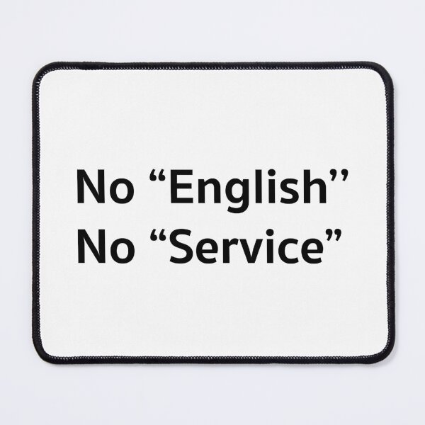Item preview, No English No Service! designed and sold by LaveaShop.