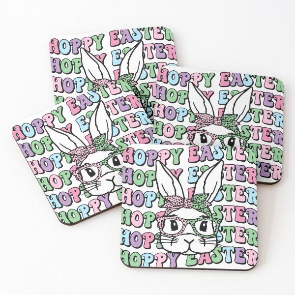 Item preview, Hoppy Easter Retro Bunny Leopard Bow, easter Day, funny easter , easter shirt cool designed and sold by Bold Dark savage.