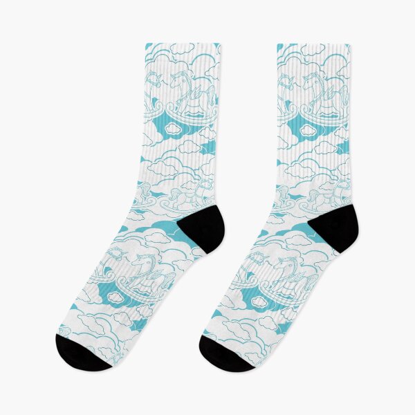 Item preview, Cute and Adorable Rocking Horse Seamless Pattern Design designed and sold by ZaryaKiqo.