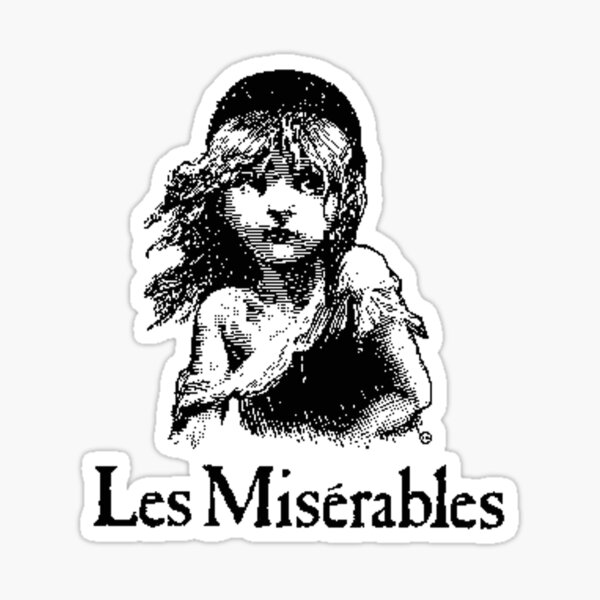 LES MISERABLES Sticker