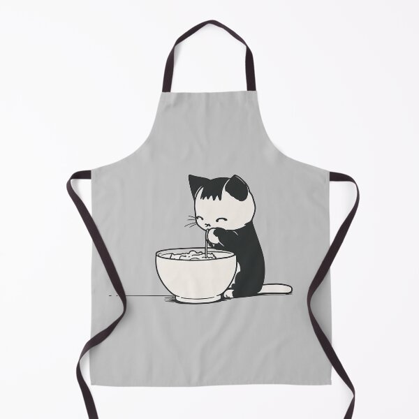 Item preview, Cute Kawaii Cat Eating Ramen designed and sold by Washii-.