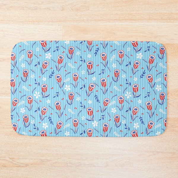 Item preview, 4TH OF JULY FLOWER PATTERN designed and sold by inkbearblue.