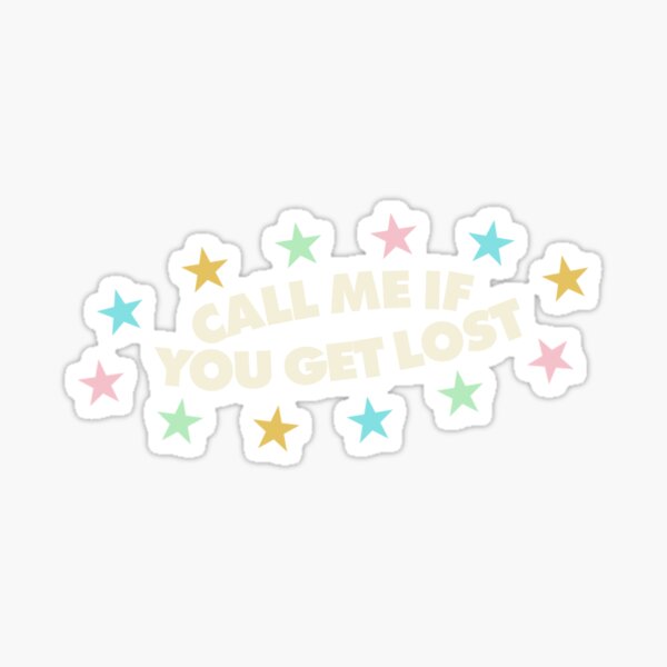 Call Me If You Get Lost - Tyler the creator Stars Sticker for Sale by  zrvby