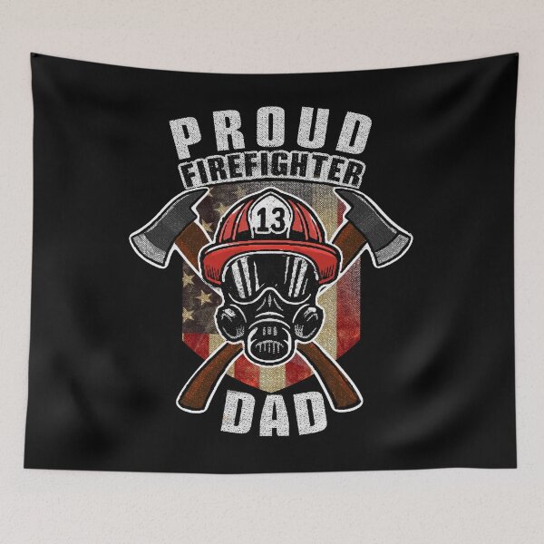 Item preview, Proud Firefighter dad, Father’s Day gift, birthday gift designed and sold by mwebba2005.
