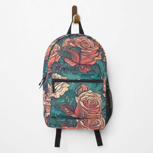 Item preview, Roses in flowing water - endless pattern designed and sold by PoppinArtFox.
