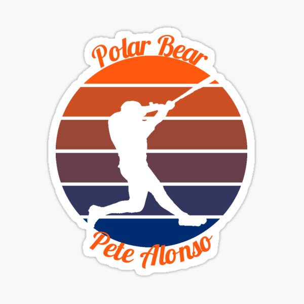 Pete Alonso polar Bear Sticker 