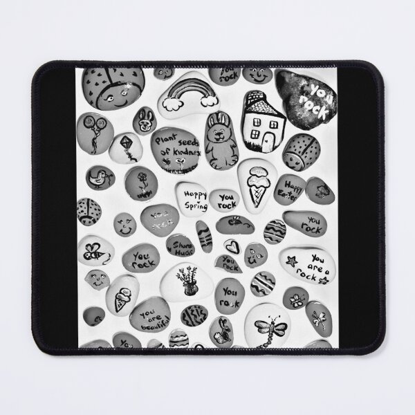 Item preview, Spring Stones Monochrome designed and sold by craftsbydaphy.