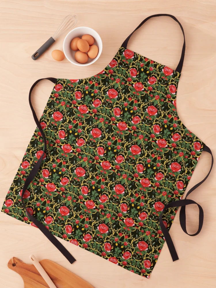 Thumbnail 1 of 6, Apron, Bella Rosa designed and sold by PixelPatchwork.