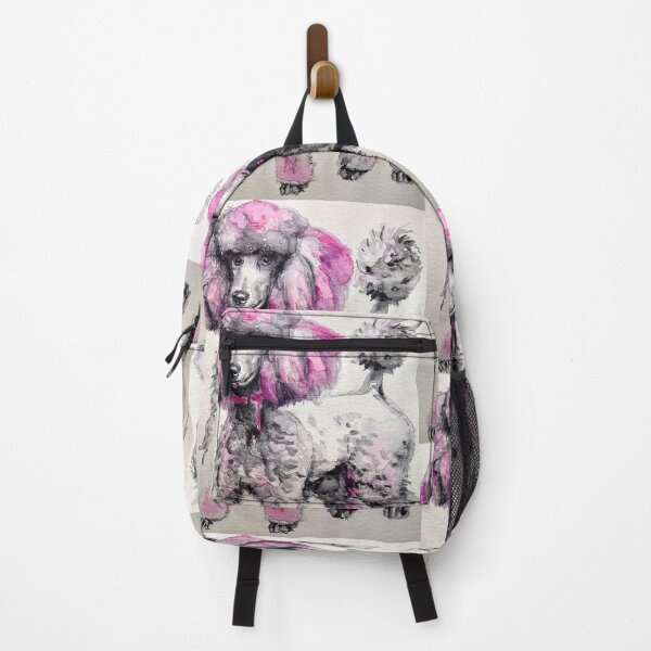 Item preview, Pink gray poodle dog art  designed and sold by DanielaVasileva.