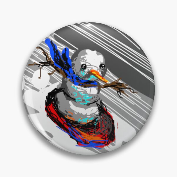 Aperçu de l'œuvre Bonhomme de neige mignon sur un traîneau créée et vendue par FlopyFlop.
