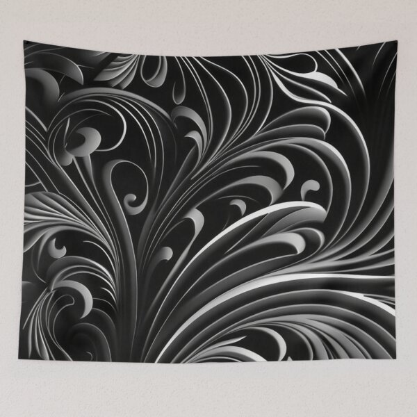 Item preview, Black Geometric Pattern designed and sold by zoldi.