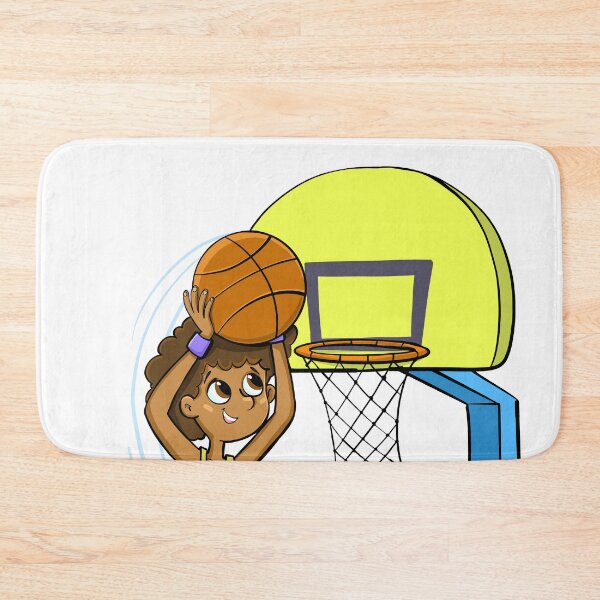 Item preview, young basketball player scores a point in an attractive jump designed and sold by duxpavlic.