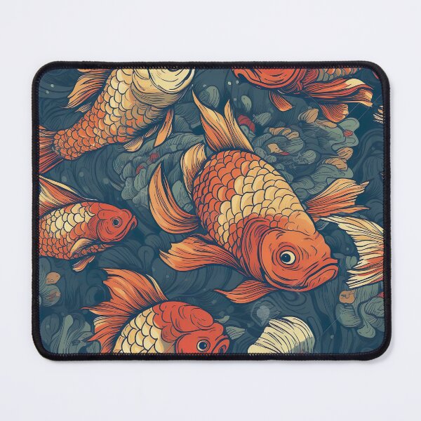 Item preview, Goldfish in flowing water - endless pattern designed and sold by PoppinArtFox.