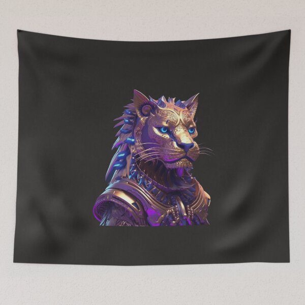 Item preview, Cyber Tiger Robot designed and sold by ArtisShops.