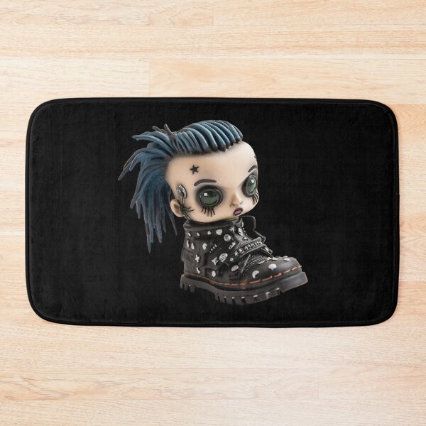 Item preview, Goth Chibi Doll - Oversized Doc Boot, Black Heart Series  designed and sold by TVBArchive.