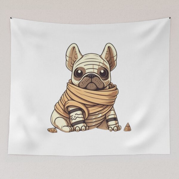 Item preview, Frenchie the Mummy French Bulldog  designed and sold by PetsEnough.
